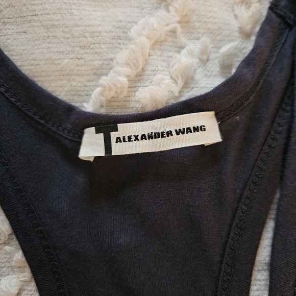 T BY ALEXANDER WANG Indigo Blue Tank Top Large - Picture 4 of 7